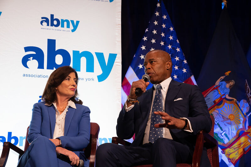 Adams, Hochul