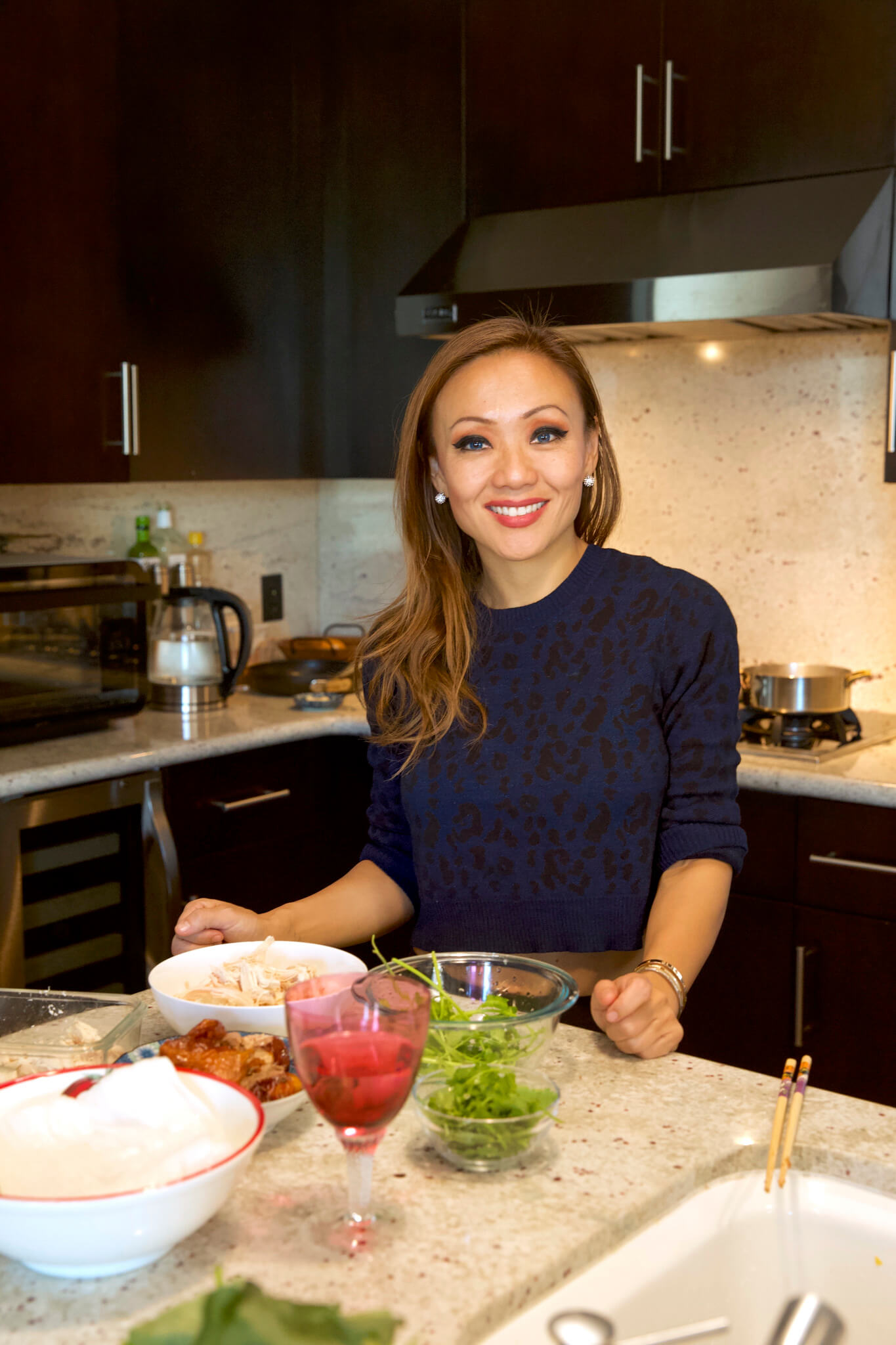 Kathy Fang talks new Food Network series featuring her and her father, 'Chef Dynasty: House of Fang' 3 Chef Kathy Fang poses in her apartment kitchen