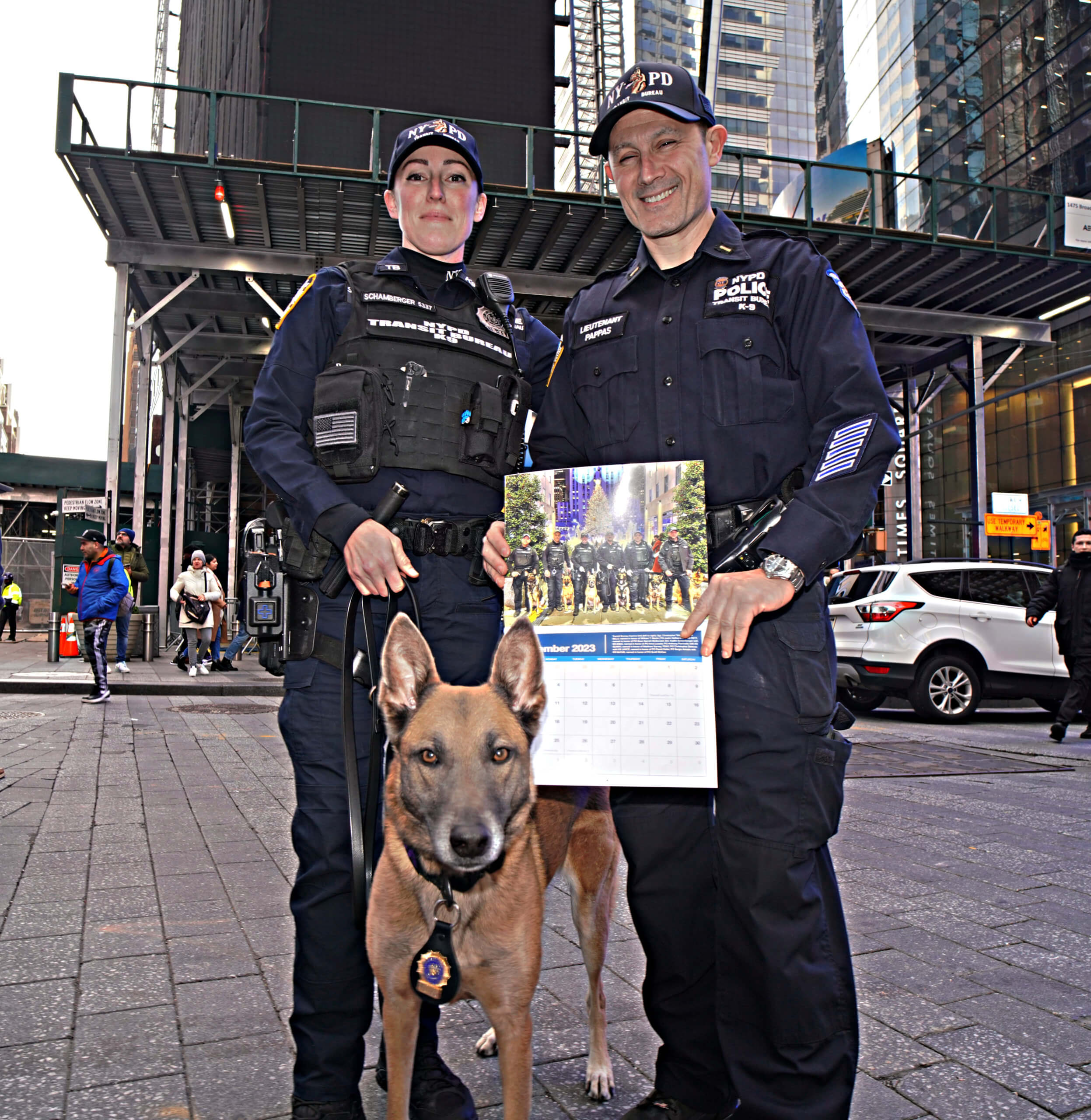 The New York City Police Foundation unveils the NYPD Canine and Friends 2023 Calendar 7