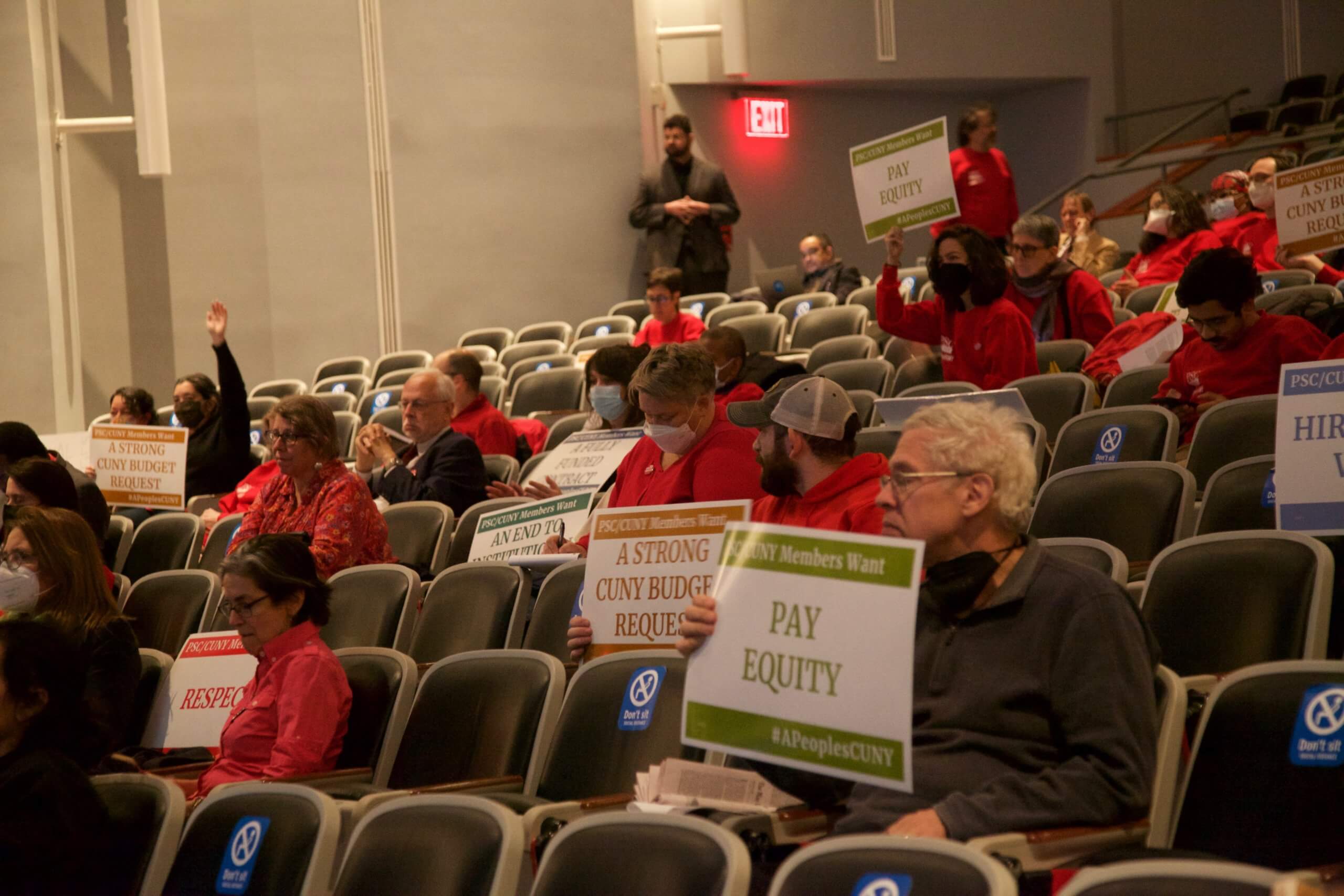 CUNY staff union makes contract demands known ahead of budget request 5