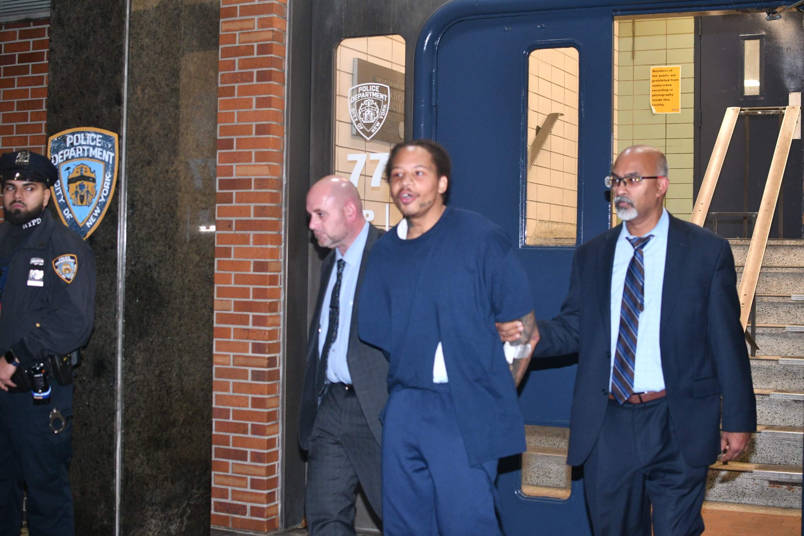 Shooting spree suspect Sundance Oliver medically cleared for arraignment, defiant at perp walk 3