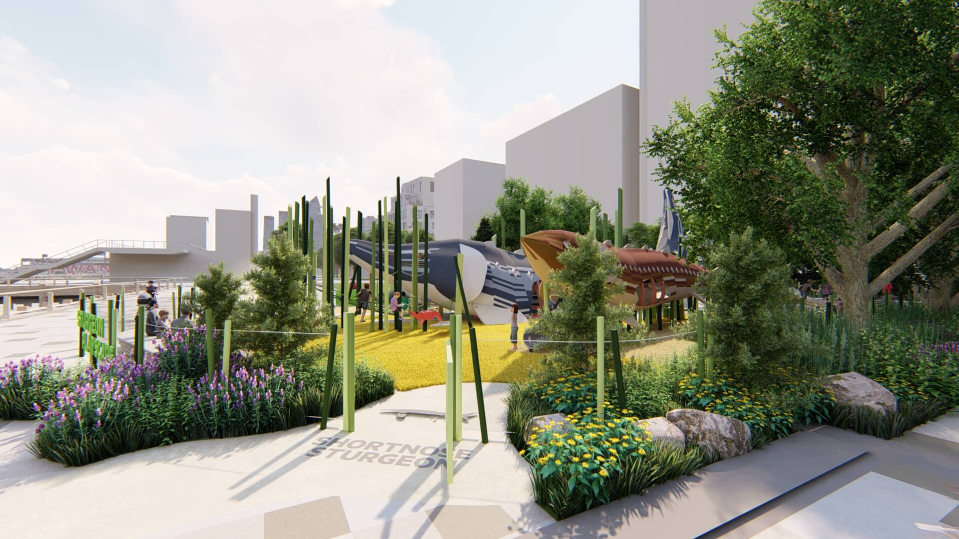 Ground breaks on new science-themed playground at Hudson River Park 4