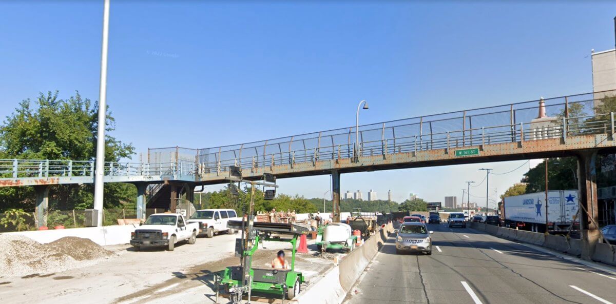 Stolen car pursuit ends with Bronx police shooting that critically injured gunman 5 161st Street footbridge