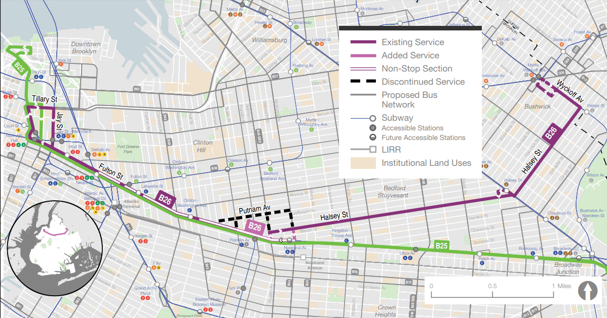 The new B26 Rush will enable unprecedented speedy travel between Downtown Brooklyn and Bushwick