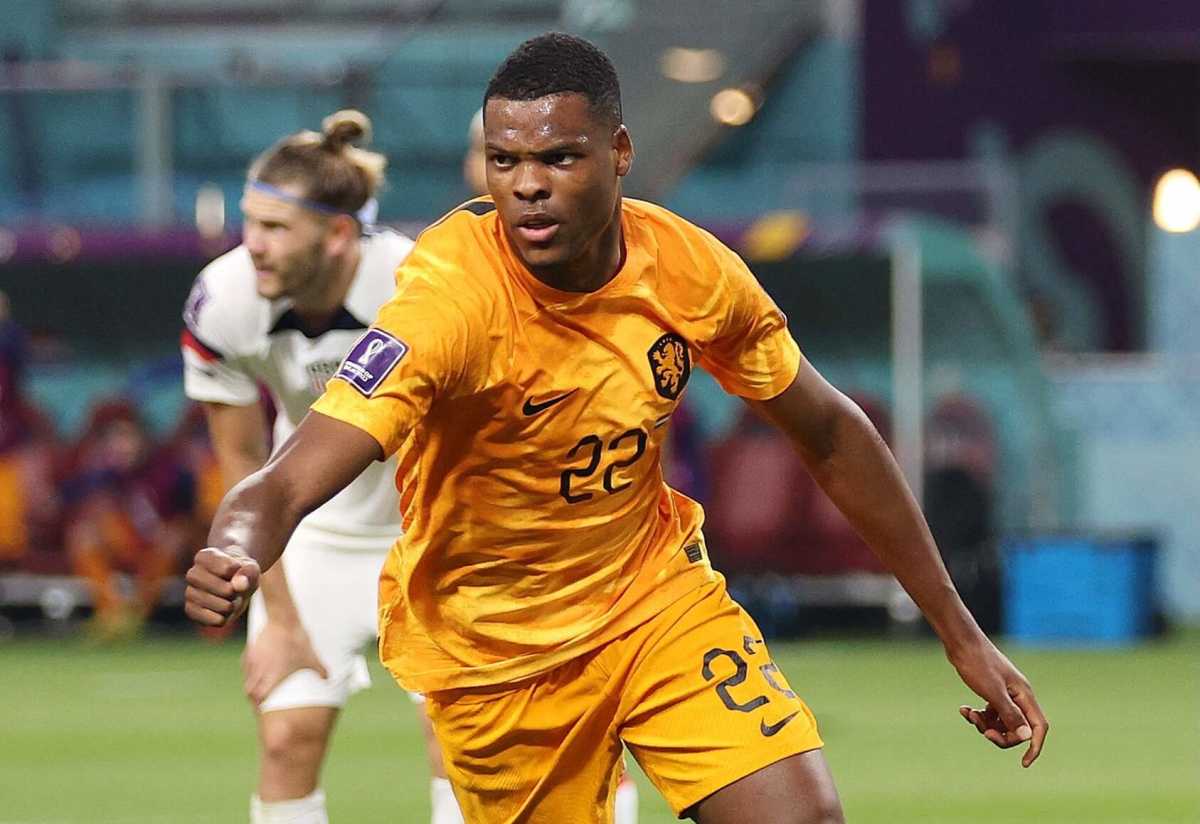 Denzel Dumfries Netherlands USMNT World Cup