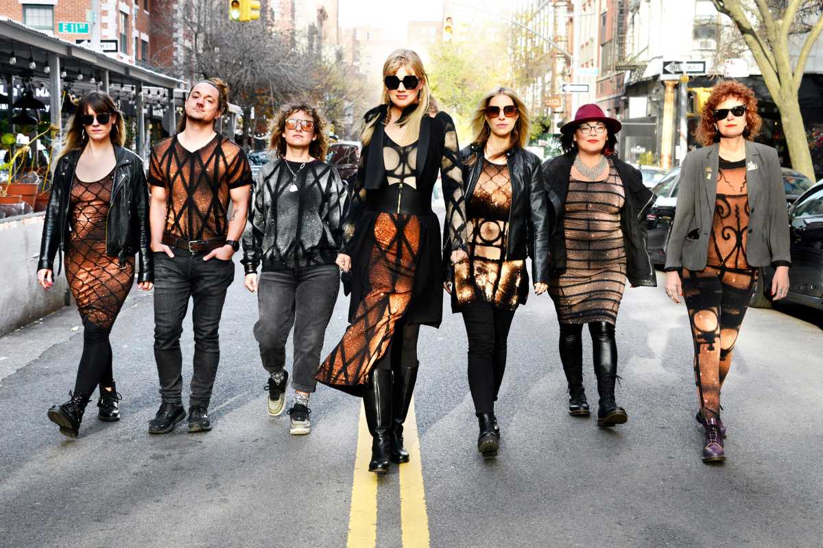 Laura Texter and her fence-inspired fashion