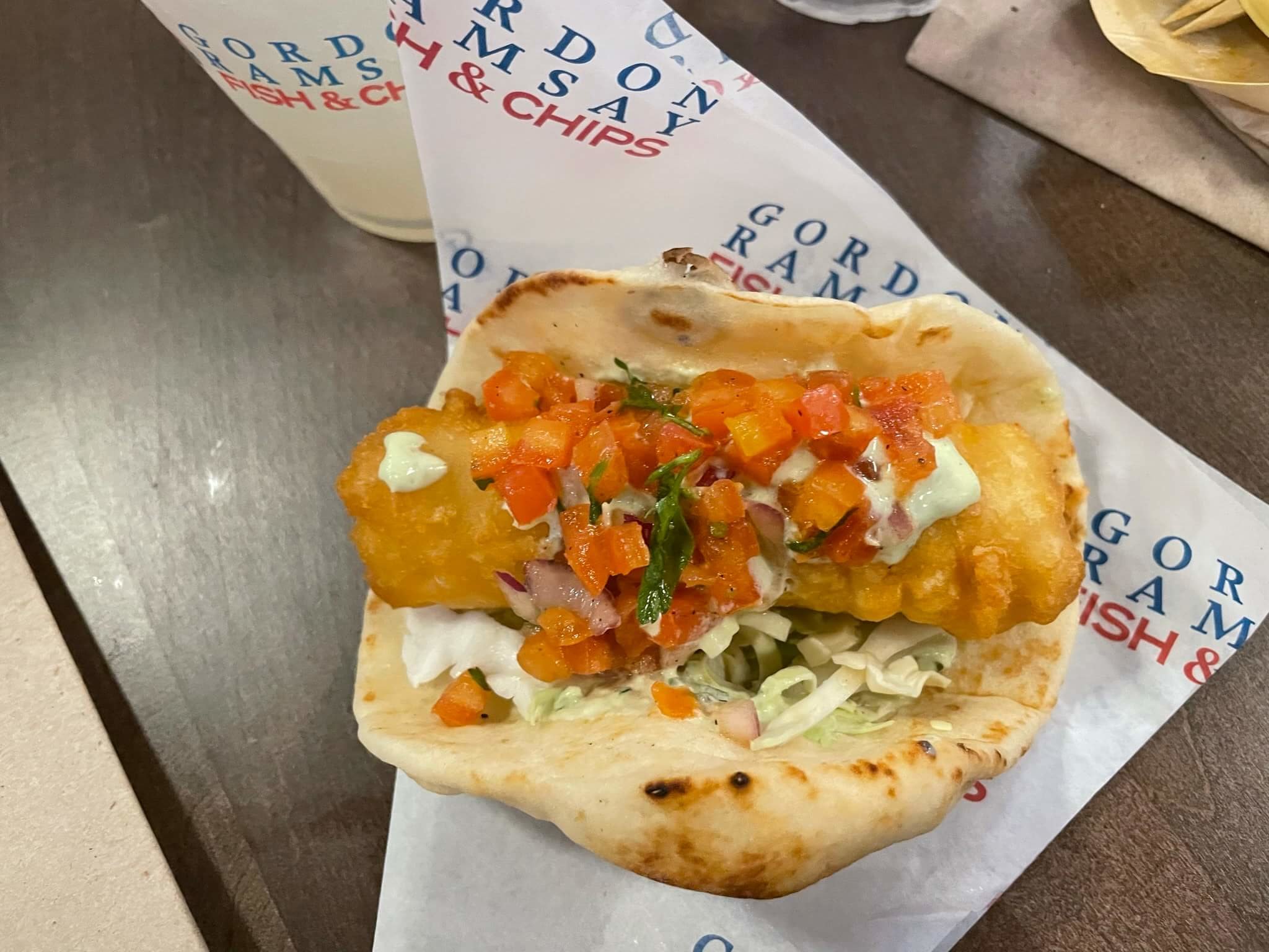 Gordon Ramsay pays visit to new fish & chips eatery in heart of Times Square 6 The fishwich