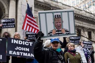 Manhattan protesters demand accountability for Jan. 6 attack