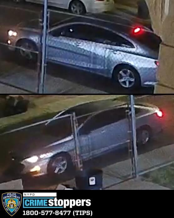 Police released a photo of the Chevy Malibu used by the suspect while carrying out the alleged shooting