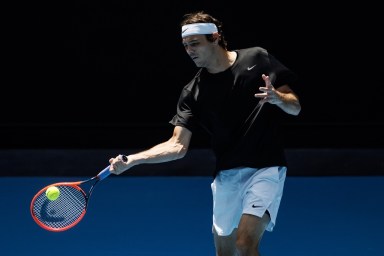 Taylor Fritz competes at the Delray Beach Open