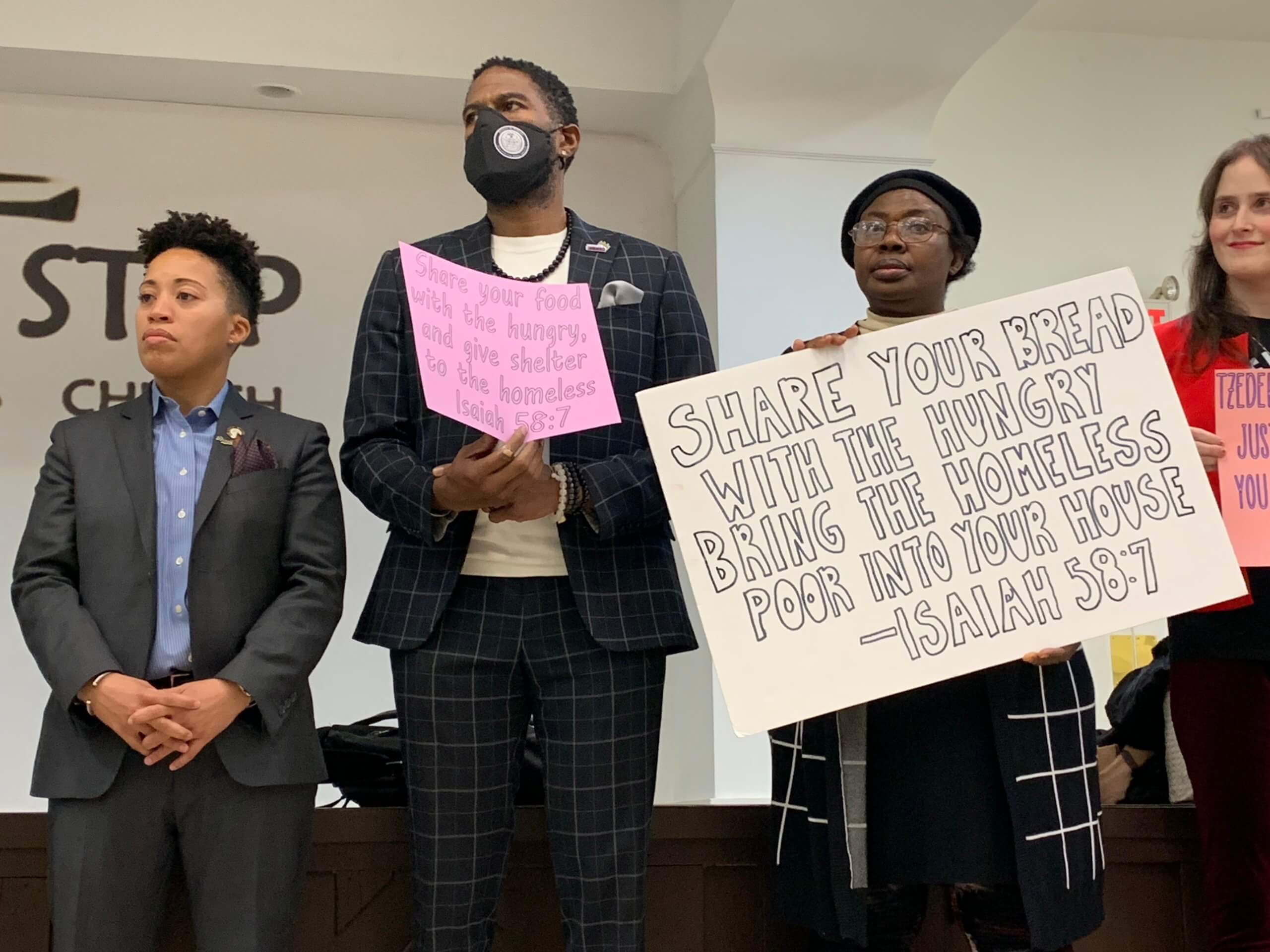 Faith leaders, pols rally for Hochul to back slate of tenant protections in this year's budget 5
