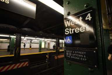 A man was fatally struck by a train at West 4th Street Tuesday morning.