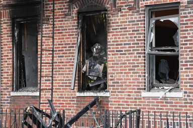 FDNY works the scene of a Brooklyn fire