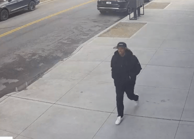 Security camera footage of the perp