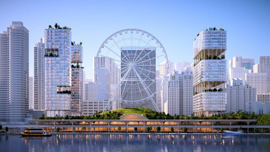 Stefan Soloviev and the Mohegan Tribe’s casino bid includes a giant Ferris wheel near the United Nations