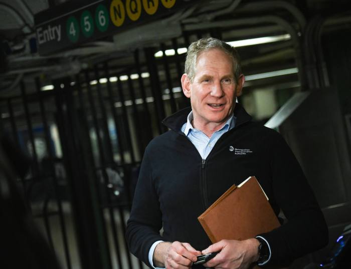 MTA Chair and CEO Janno Lieber at the Union Square station