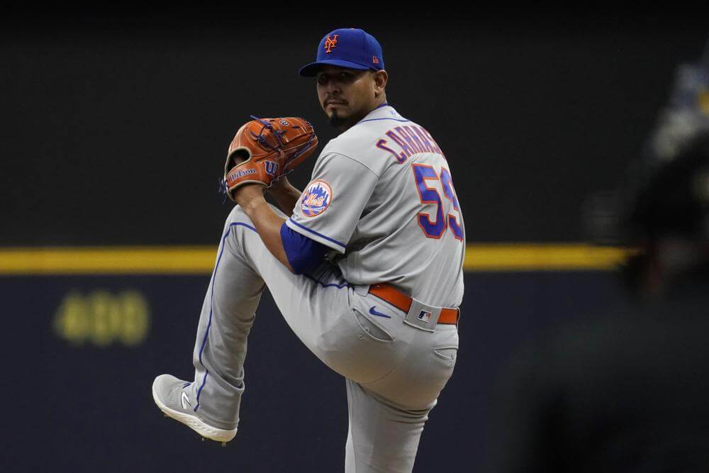 Mets' Carlos Carrasco takes step in right direction after brutal stretch 2 Carlos Carrasco Mets Brewers