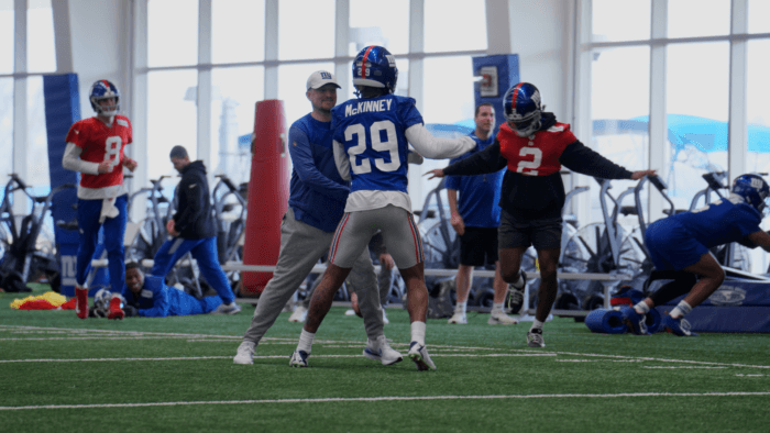 Giants still working to decide who will wear green dot on defense 3 Xavier McKinney Giants