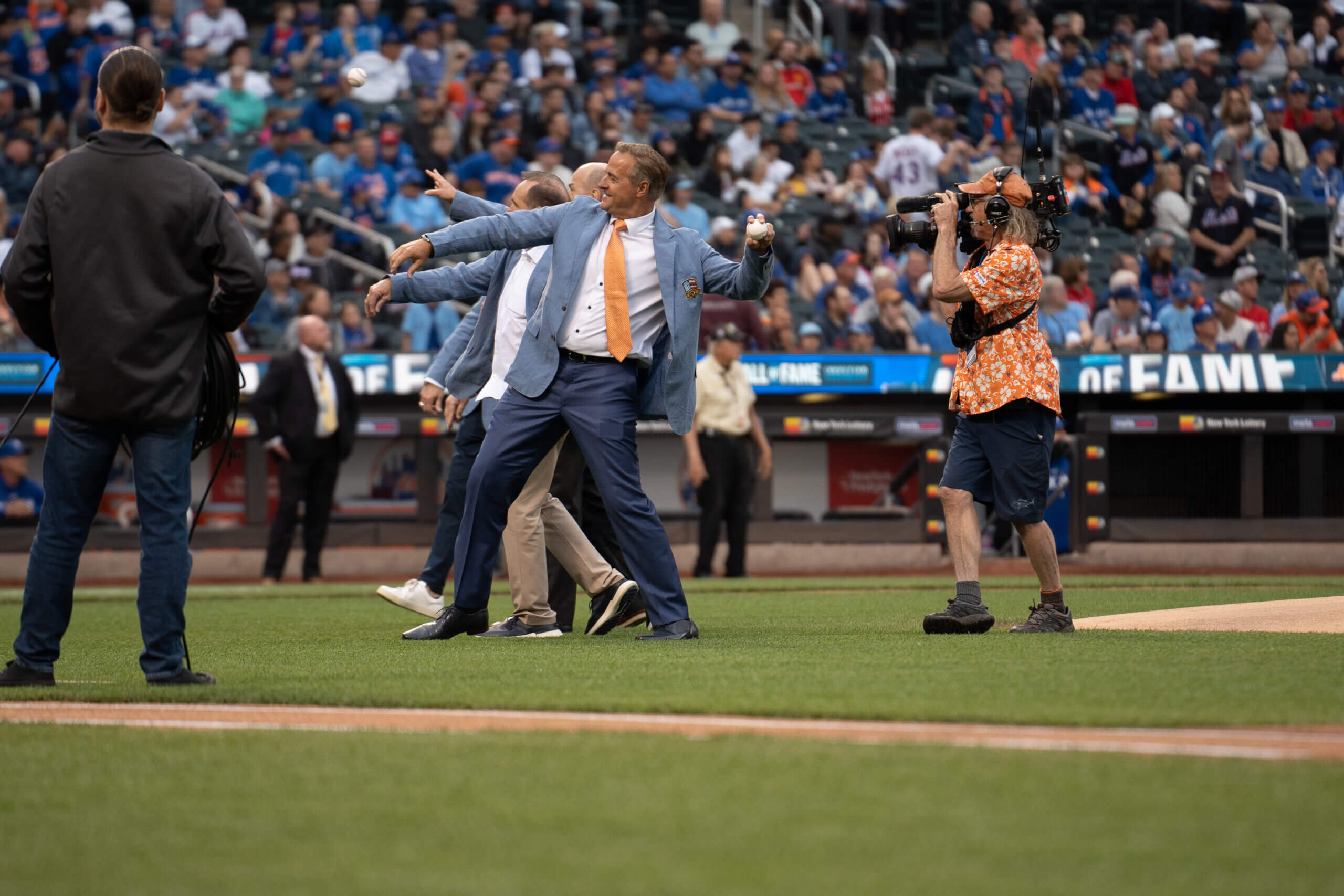 First pitch Mets Hall of Fame