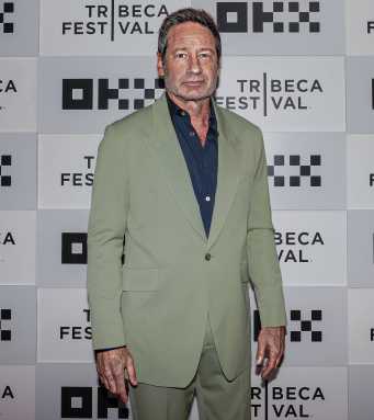 David Duchovny on the red carpet for the premiere of 'Bucky F*cking Dent.'