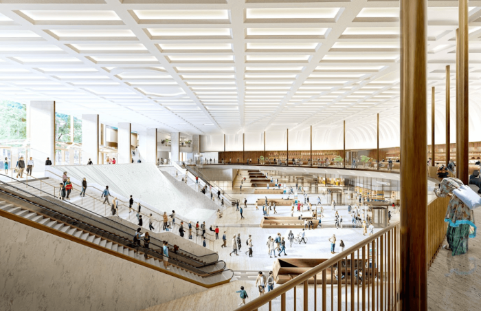 Engineering firm ASTM unveils $6 billion plan to redesign Penn Station 4 A rendering of ASTM's proposed Eighth Avenue train hall