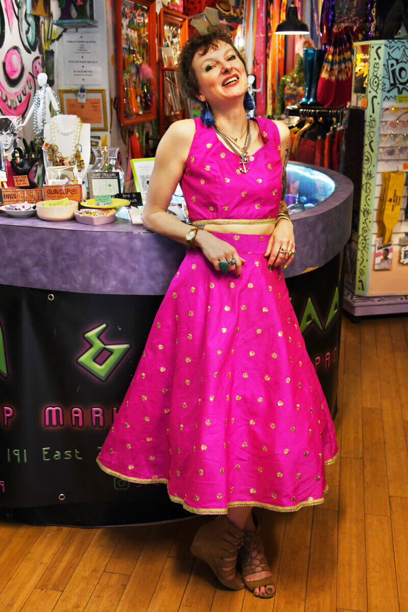 Delphine Le Goff at her shop 3rd and B'zaar