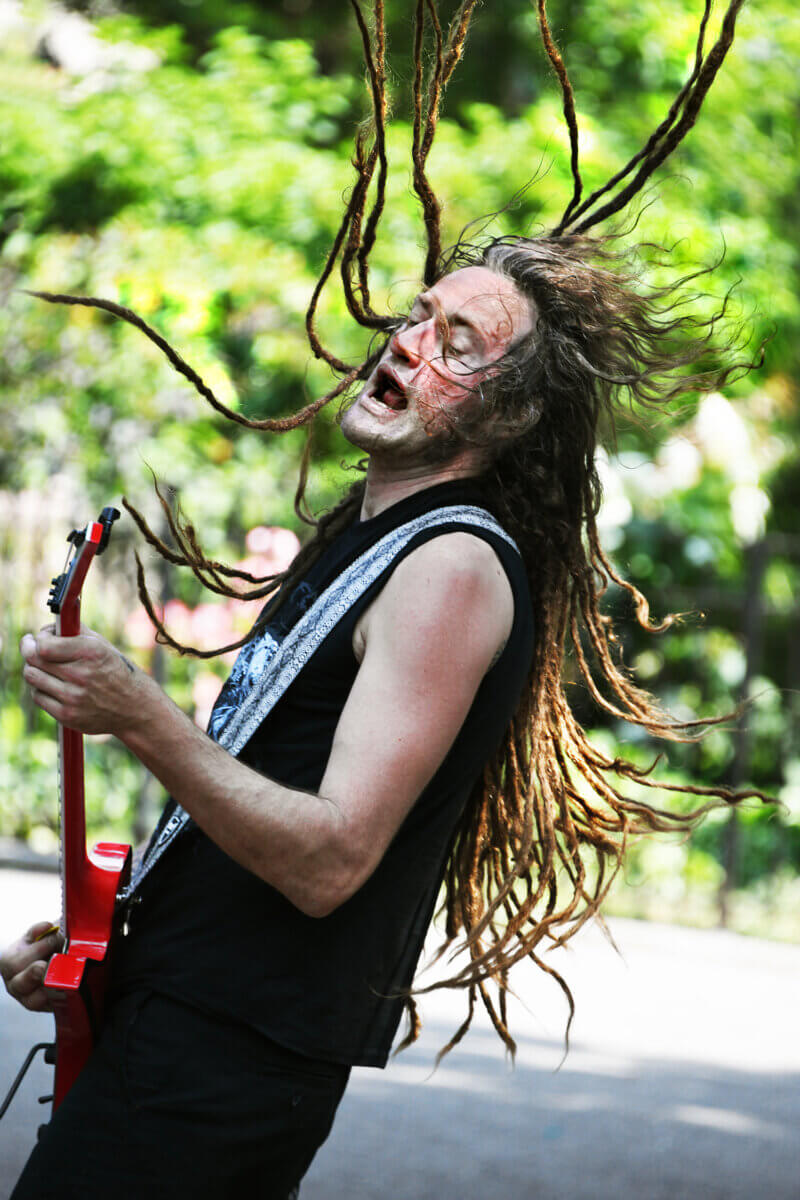 Slashers guitarist Blake Charlton