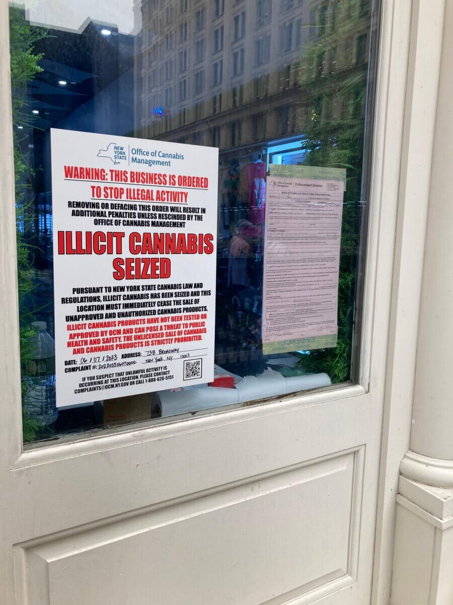 Illegal cannabis pamphlet
