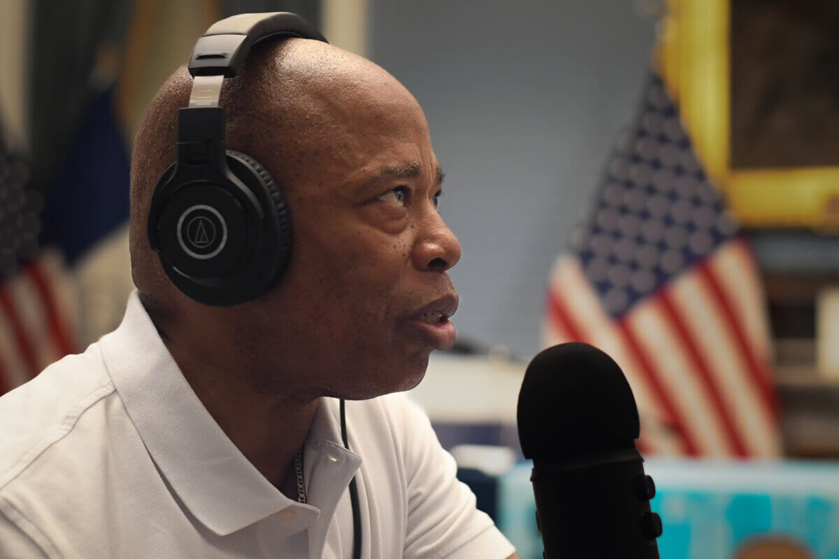 Mayor Eric Adams hosts radio show