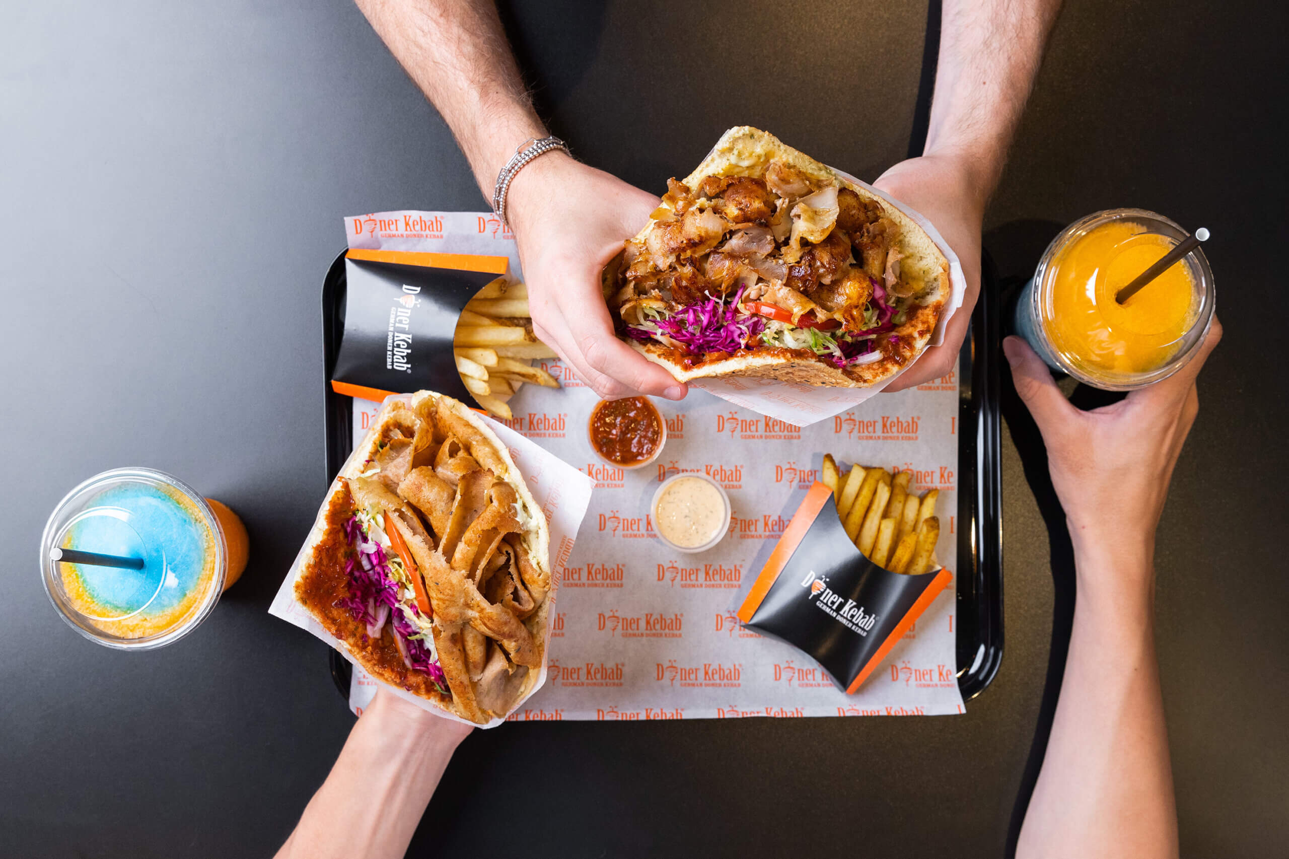 The German Doner Kebab meal