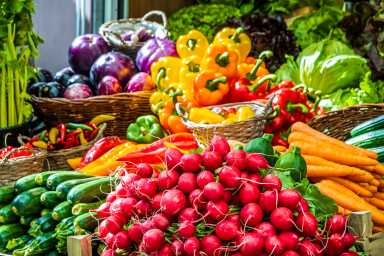 vegetable at a farmers market