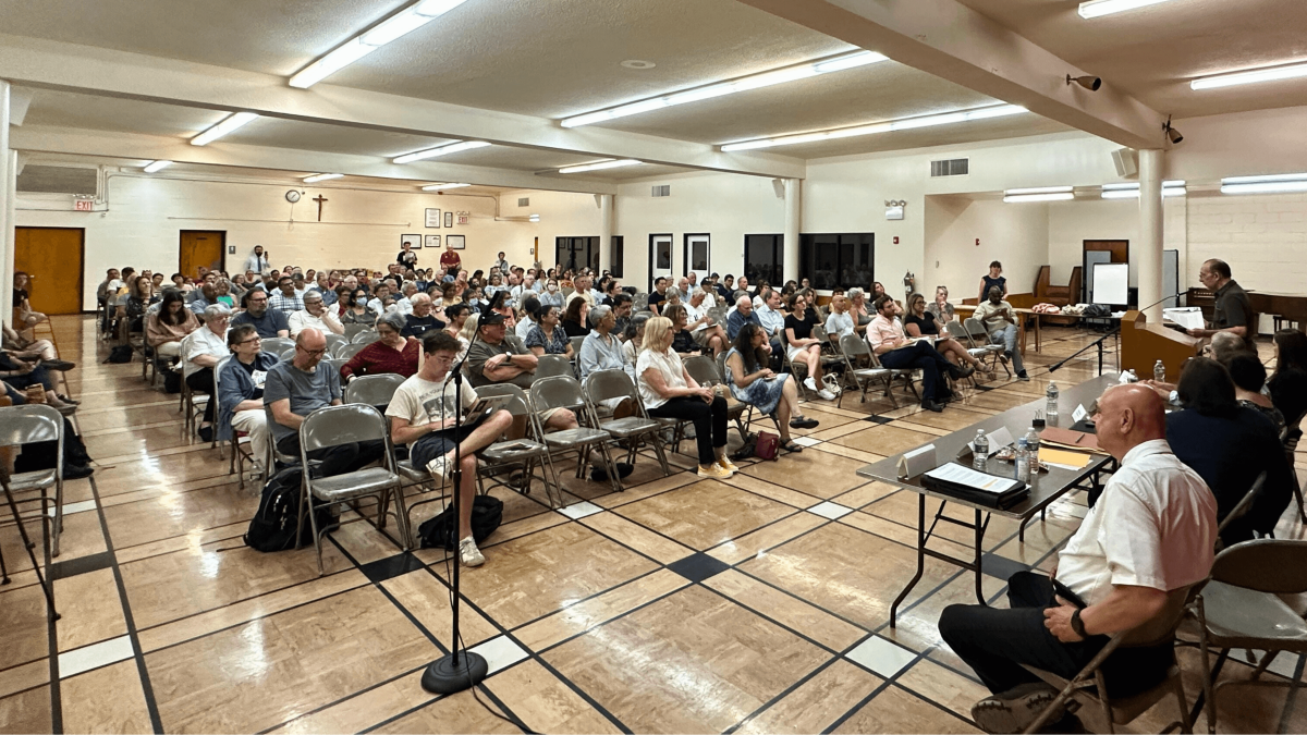 Local Law 97 Town Hall in Sunnyside (Photo by Michael Dorgan)