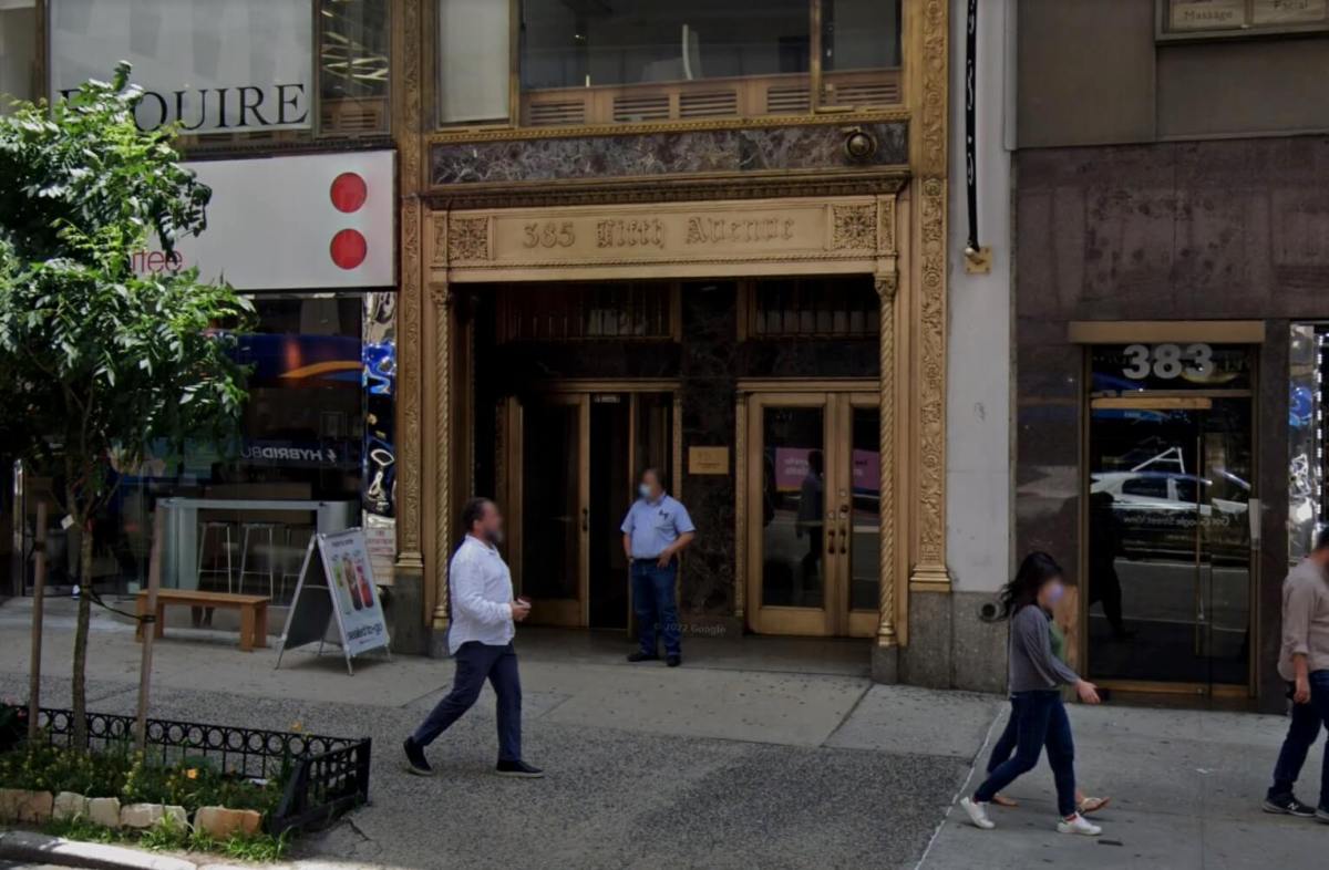 Rex Heuermann's office at 385 Fifth Ave. in Midtown