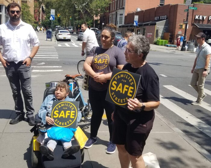 Members of Families for Safe Streets in Cobble Hill