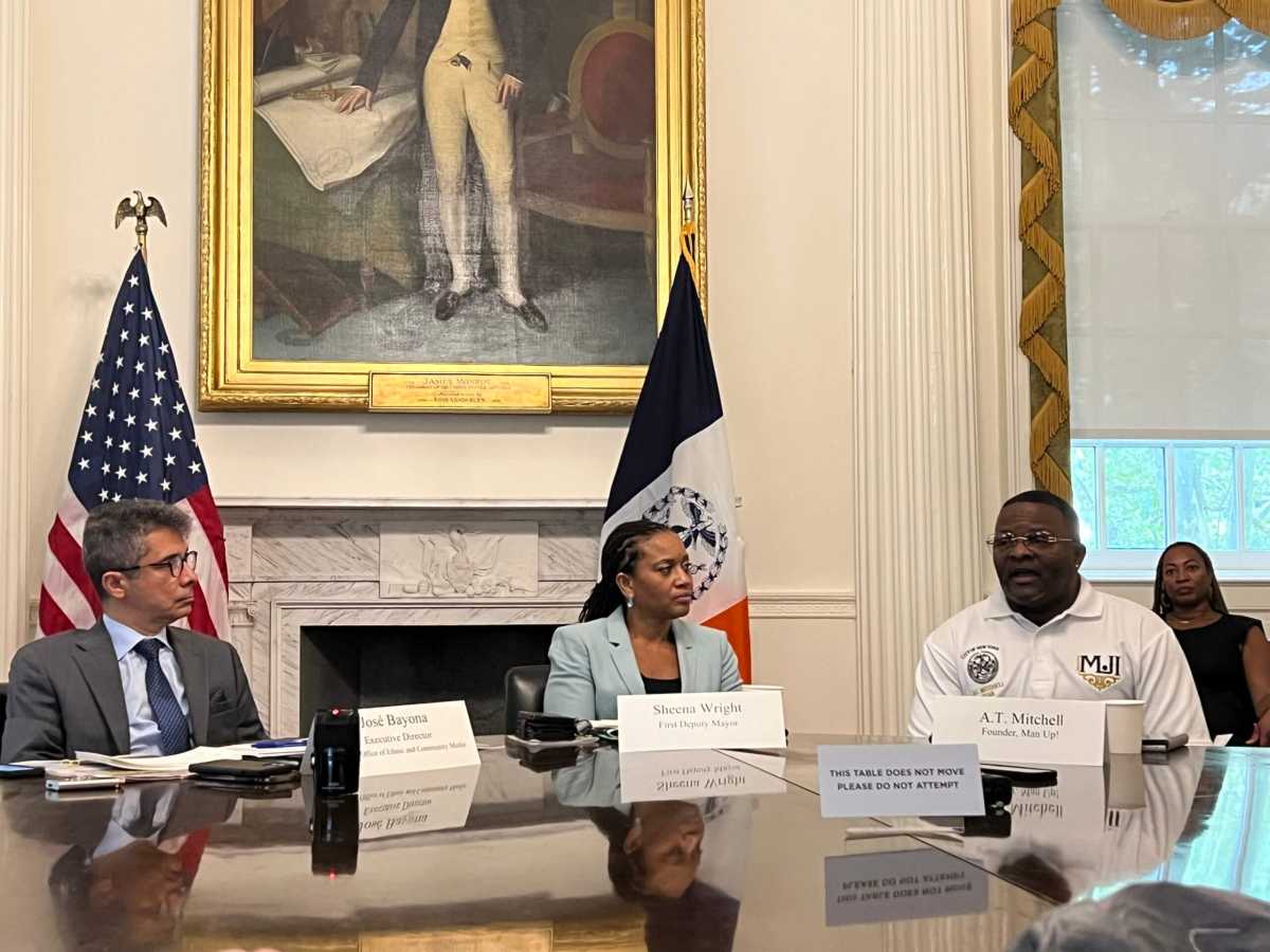 City officials at gun violence media roundtable
