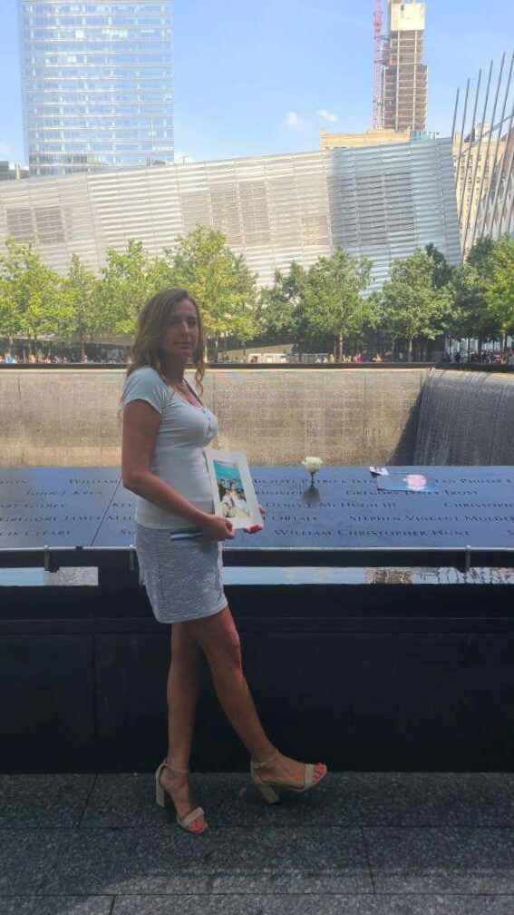 Remembering 9/11 | NYC identifies remains of two more victims nearly 22 years after terror attacks 3 Monica Iken-Murphy, who lost her husband Michael Iken on 9/11, visiting where his name is engraved at the 9/11 Memorial & Museum in lower Manhattan