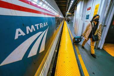 Amtrak Penn Station commuter