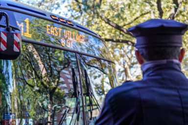 MTA bus NYPD
