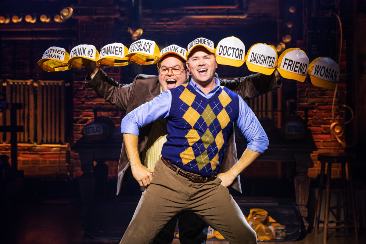 'Gutenberg! The Musical' review: Andrew Rannells and Josh Gad wear many hats in two-hander show 3