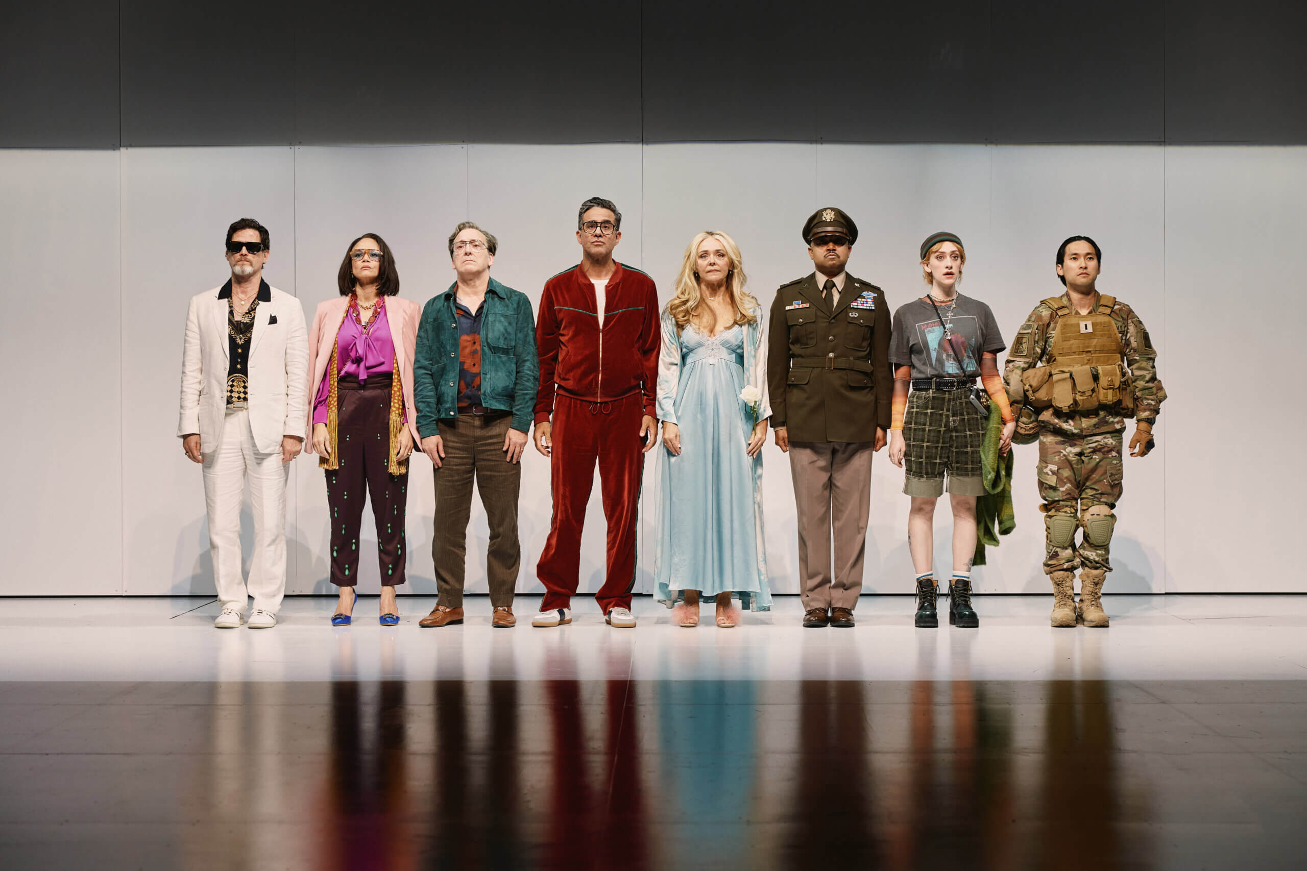amBroadway | Sondheim's unfinished swansong 'Here We Are' leaves audiences underwhelmed 3 The cast of 'Here We Are' (Photo courtesy of Emilo Madrid)