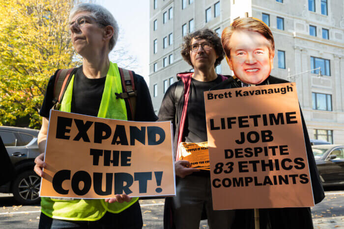 Activists call for expansion of U.S. Supreme Court at 'Scary' Brooklyn march 5