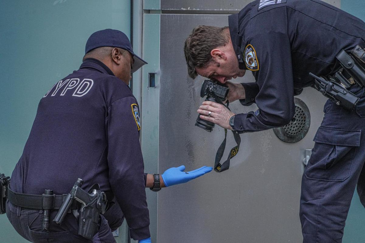 Police discover ballistic evidence after a man was shot in Midtown.