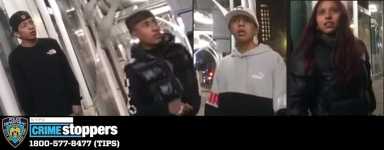 The four remaining suspects in the Oct. 29 robbery.