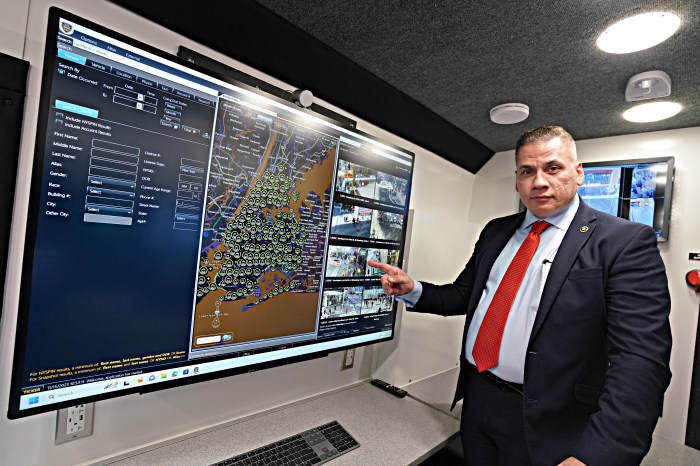 Donated by the New York City Police foundation, the Real Time Crime Center Emergency Mobile Response Van (RTCC) will be used to set up a base away from police headquarters in the event of a major incident or investigation.