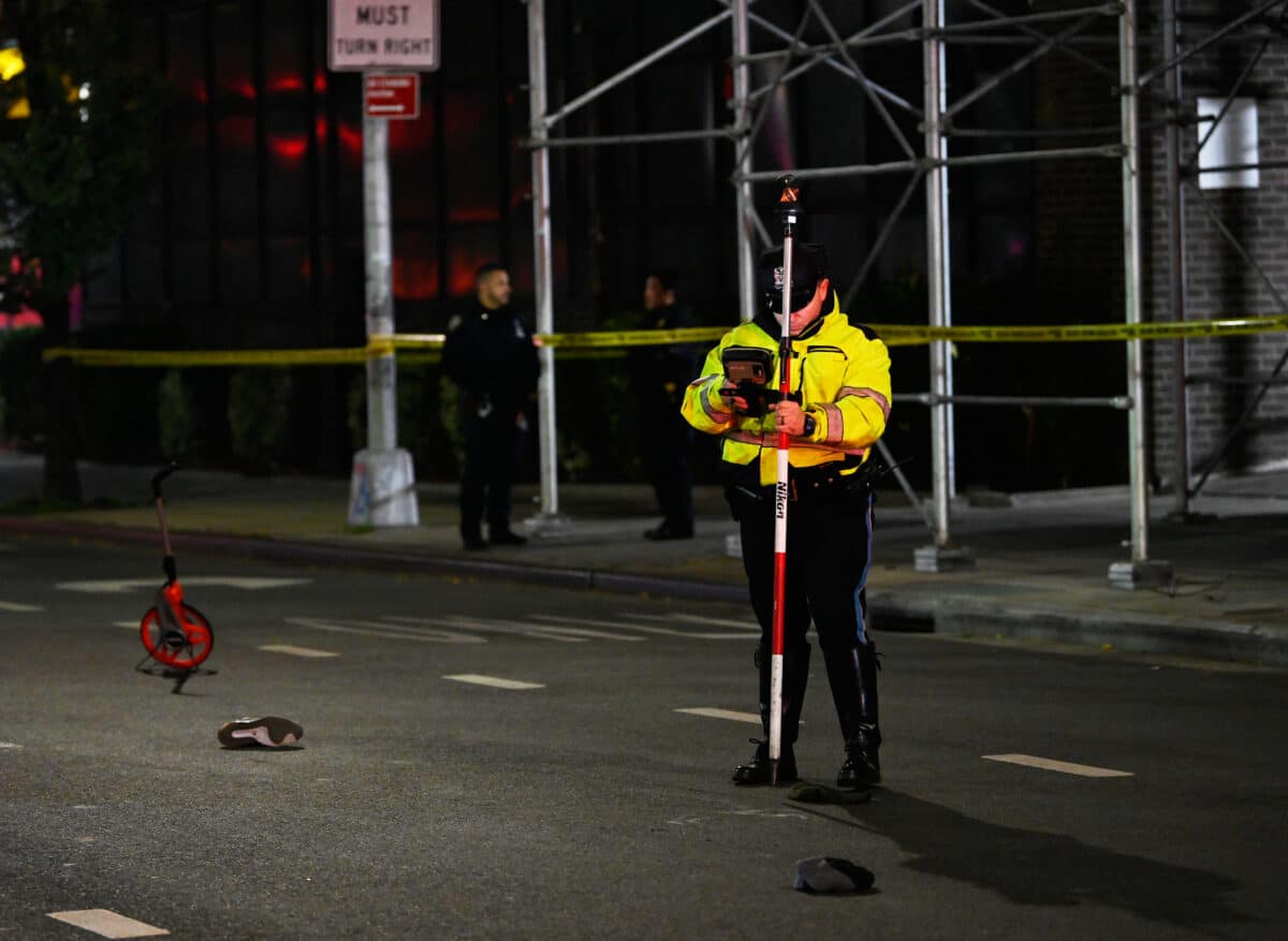 A pedestrian was struck and killed by a two hit and run drivers at Herkimer Street and New York Avenue
