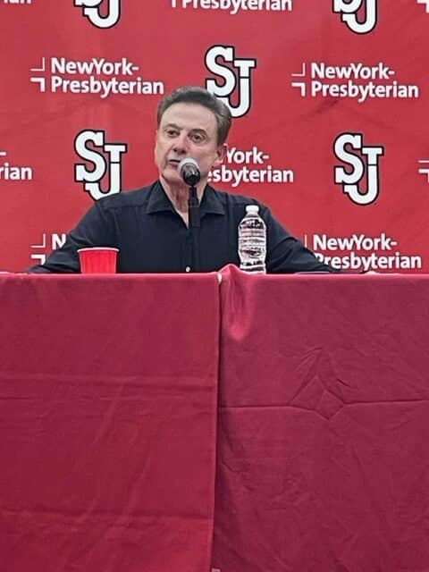 Rick Pitino passes first test as Red Storm coach