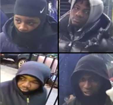 The group of four suspects are responsible for at least nine different robberies since late October.