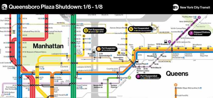 Multiple lines will see weekend service changes