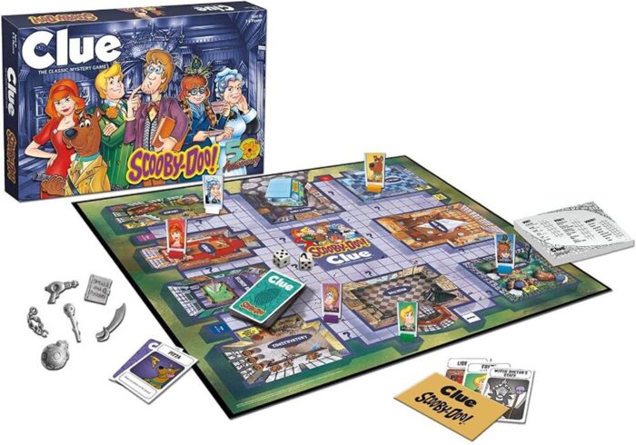 hasbro clue scooby doo family board game