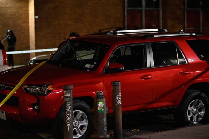 The victim was found with multiple gunshot wounds inside of a 2022 Toyota 4-Runner in Brooklyn.